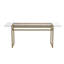 Metal Base Dining Table