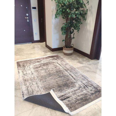 Mathai Performance Washable Abstract Indoor / Outdoor Rug