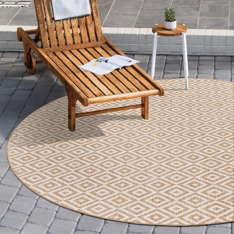 Jill Zarin Costa Rica Indoor/Outdoor Rug, Round 4'1"