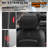 Voris Series Seat Covers Full Set With Headrest, Airbag Compatible, Reserved Opening Holes, Universal For Cars-120899462