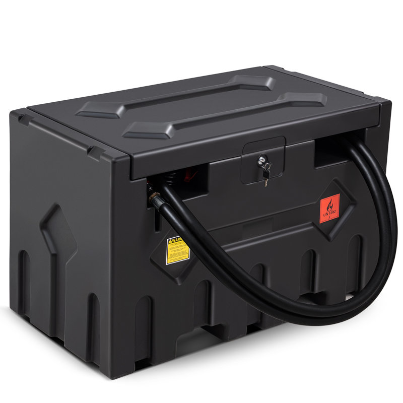 Réservoir de transfert de carburant portatif 52 gallons, Noir, noir, noir, noir
