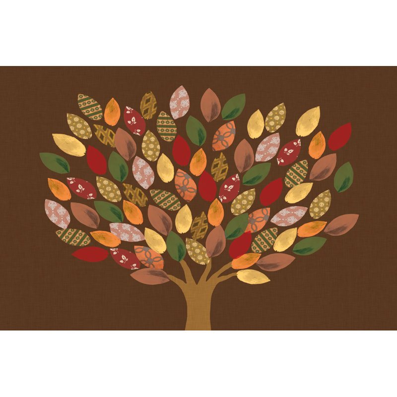 Family Tree Dark 4 - Wrapped Canvas Painting, 30cm H x 46cm W x 3.8cm D
