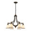 Lustre classique / traditionnel à 6 lumières avec verre givré-133043785