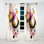 Battiste - Abstrait aquarelle rose - Rideau moderne - Velours obscurcissant - 1 panneau