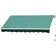 Dakota Fields 250cm D Polyester Green Cover Retractable Patio Awning