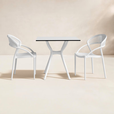 Asami 32" Patio Bistro Set