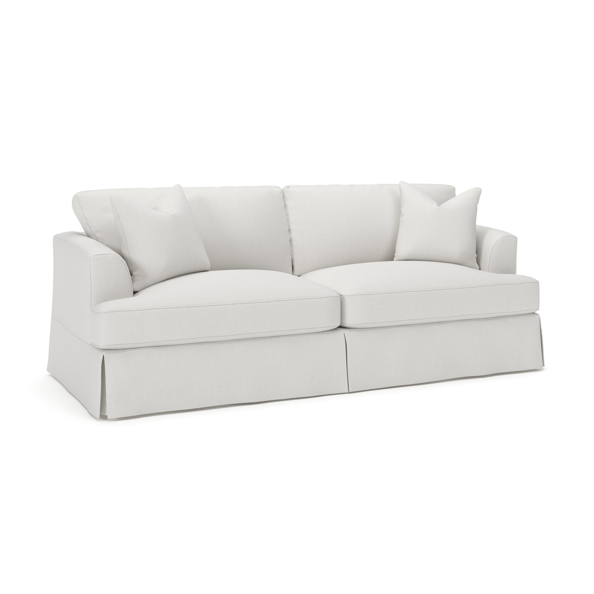 Lucia 92.5'' Upholstered Sofa, Macarena Beige