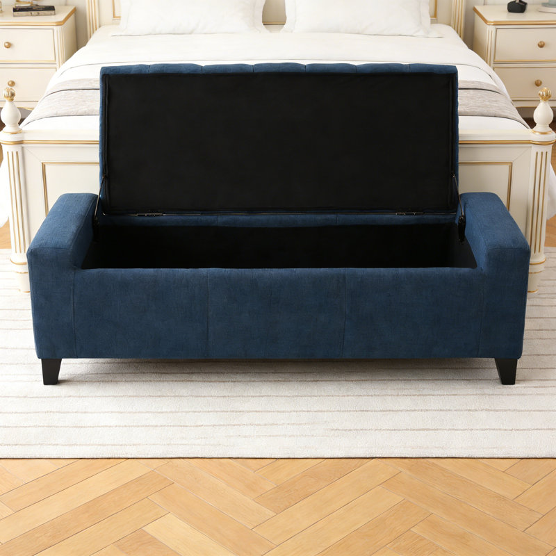 Storage Bench, Dark Blue