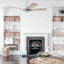 Ventilateur de plafond intelligent intérieur / extérieur de 56 pouces Journey, ensemble d'éclairage à DEL à intensité variable et télécommande, fonctionne avec l'assistant Google, Amazon Alexa et les raccourcis Siri.-400815762-400815764-400815850