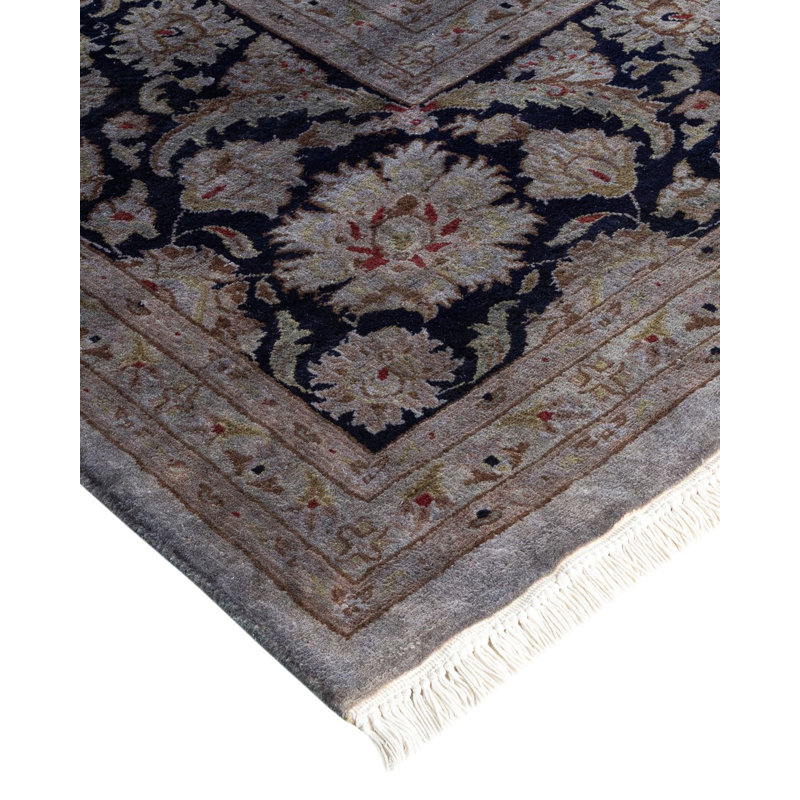 Yarleth One-of-a-Kind 8' X 10' New Age Wool Area Rug Grey