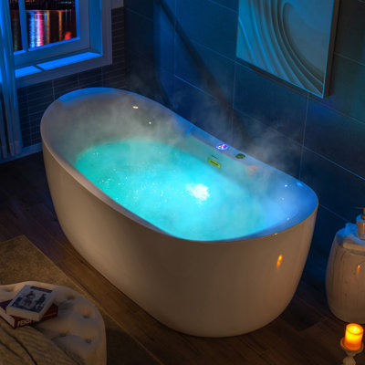 72'' x 35'' Freestanding Acrylic Bathtub