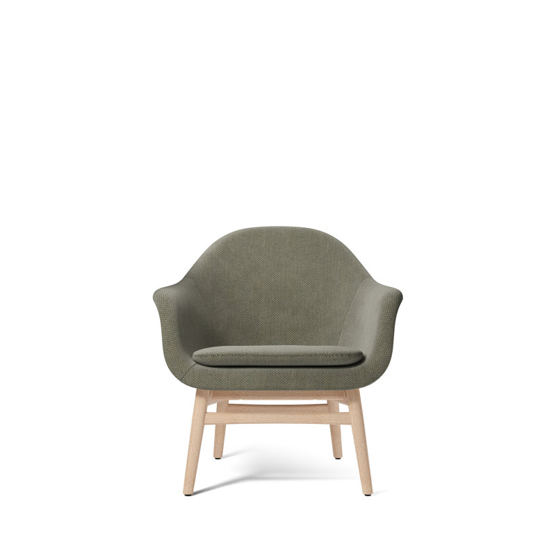 Harbour Armchair, Dark Stained Oak, Dakar 0311 Antilop Genuine Leather