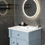 Meuble-lavabo avec lavabo, 2 tiroirs et tablettes de porte-132519407-132519404