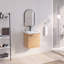 Meuble-lavabo mural simple 18 po avec comptoir en céramique blanche 18 po-1121223785