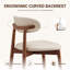 Chaises d'appoint rembourrées en bois massif Maylon-2038180688