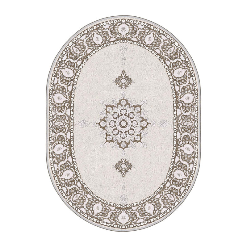 Premium 3D Printed Area Rug, 5.2 x 7.5 Feet, 100% Polyester, 650 g/m² | Antibacterial, Non-Slip PVC Dot Underside, Machine Washable | Ideal for Living Room, Bedroom & Home Decor, Soft Pile Height: 0.3 Inches