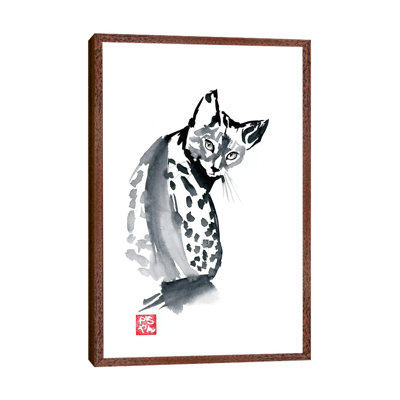 Leopard Cat by Péchane - Print on Canvas