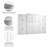 Arlex 137W Queen Wall Bed with 36W Storage Units with Doors-88513606
