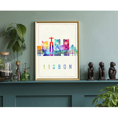 " Lisbon Illustration World Cities "