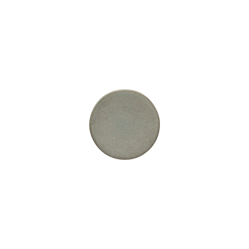 Arenito Handmade Eco Gres Amarela Appetizer Plate, Sage Green