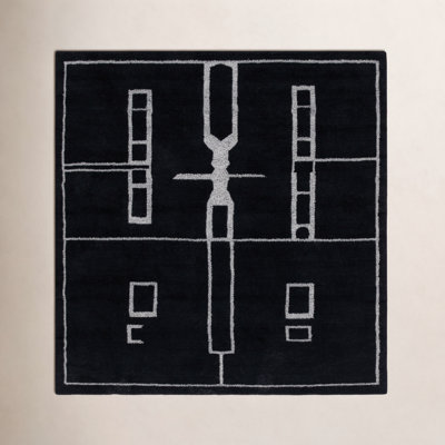Murcia Hand-Woven Abstract Wool Rug