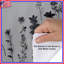 Housse de couette noire à motif de fleurs noires minimaliste-123126106
