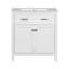 Meuble-lavabo de 30 pouces avec lavabo en céramique, armoire de salle de bain simple moderne avec 2 portes et une tablette, portes à fermeture douce-823003081