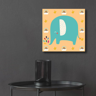 «Cute Elephant» par Epic Portfolio, art mural en verre acrylique