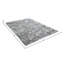 Tapis gris à poils longs lavable en fausse fourrure-67921037