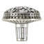 HAMPTON KNOB; DECORATED WITH SWAROVSKI® CLEAR CRYSTAL; BURNISHED -1596140188