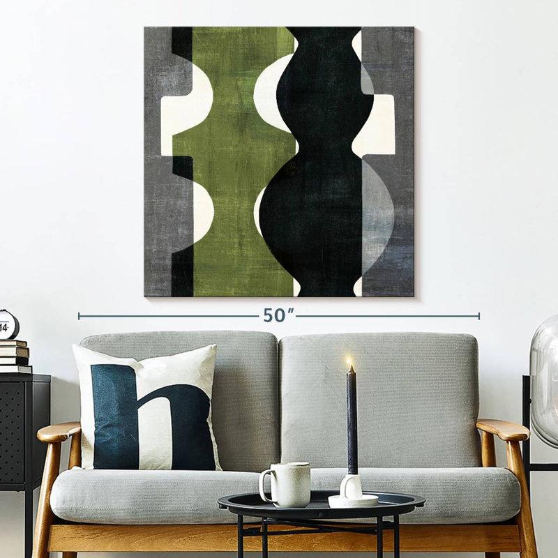 Déco géométrique Avery avec vert