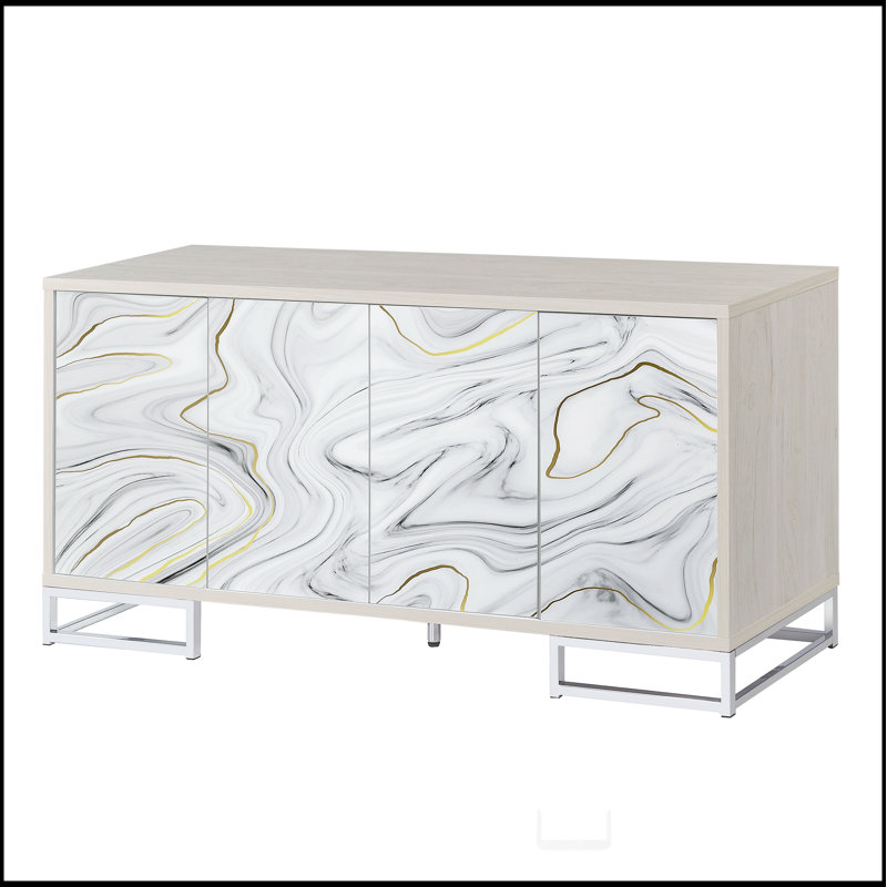 Armoire console Panos Marcle Paint & Chrome