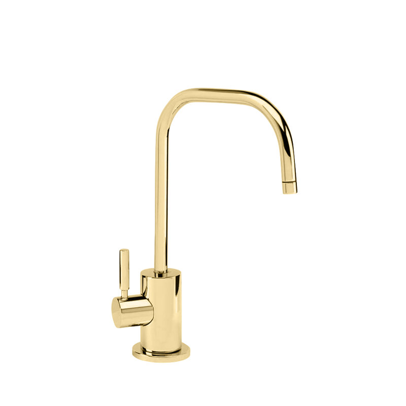 Fulton Cold Only Filtration Faucet, Polished Brass
