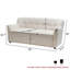 Causeuse en chenille 66 po Fae-286171250