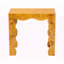 La table de bout Eloise Natural Burl Wood est moderne et contemporaine