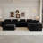 Modular Sectional Sofa with Plush Corduroy Fabric, No Assembly Required-2132208458