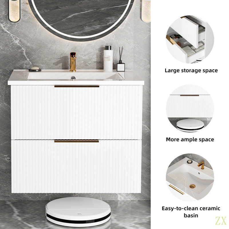 Meuble-lavabo 24 po sans lavabo
