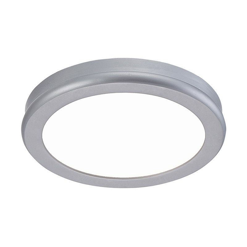 Geos 1 - Light Flush Mount, Titanium, 3000K, 0.88" H x 10" W x 10" D