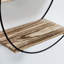 Unwind 3 Tier Circle Solid Wood Floating Shelf