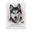 « sibérie husky », reproduction d’impression sur toile tendue-26859975