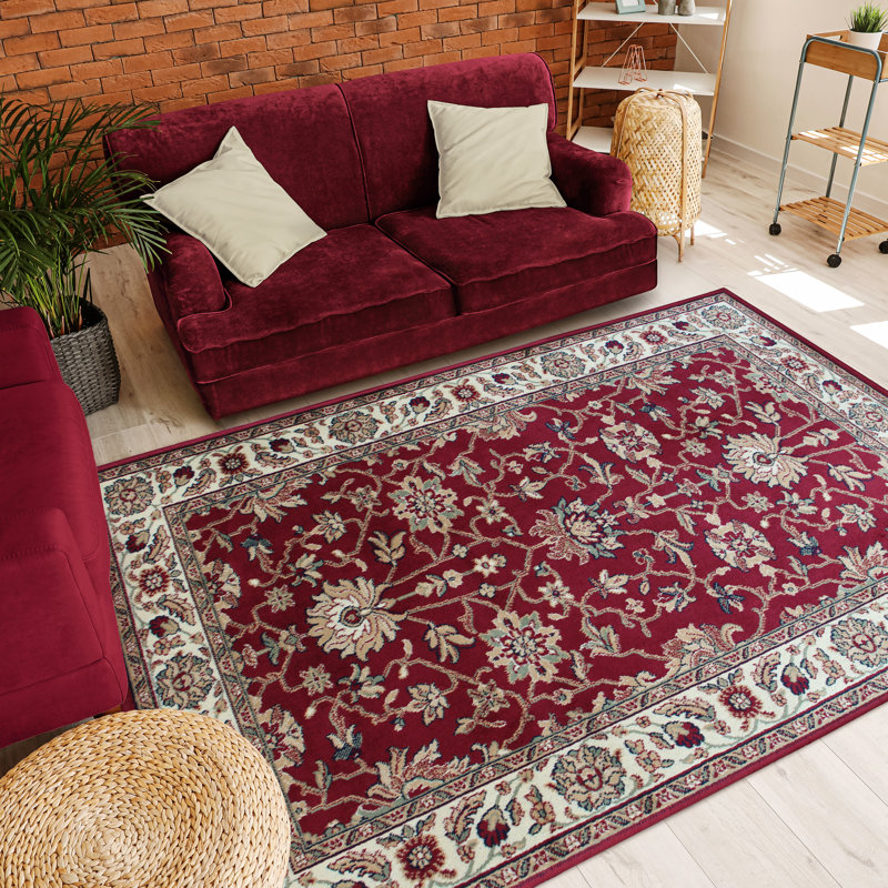 Tapis rouge Holiman, Rectangle 4 pi 4 po x 6 pi 3 po