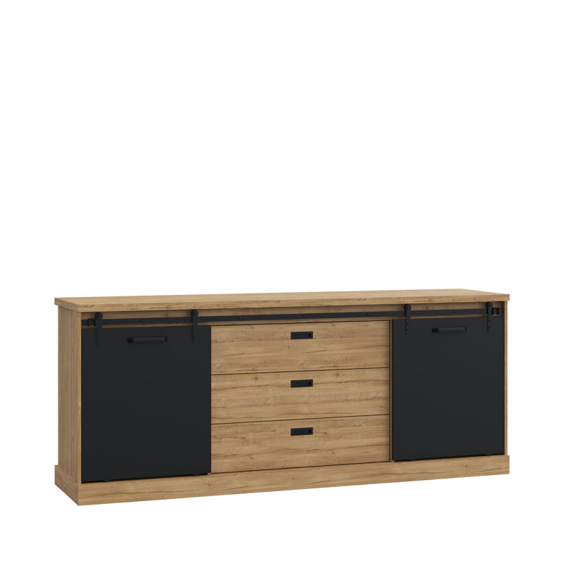 Lauran 213.4cm W 3 - Drawer Chest of Drawers