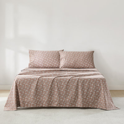 Zara Floral Block Cotton Sheet Set