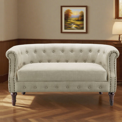 Loveseat Sofa for Living Room - Long Couch in a Box, Love Seat for Small Area, Couches for Living Room