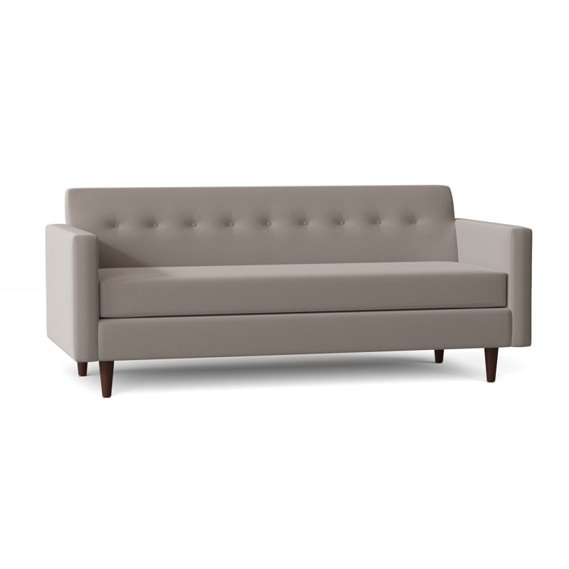 Floodwood Upholstered 77.5'' Sofa, Akiko Cement