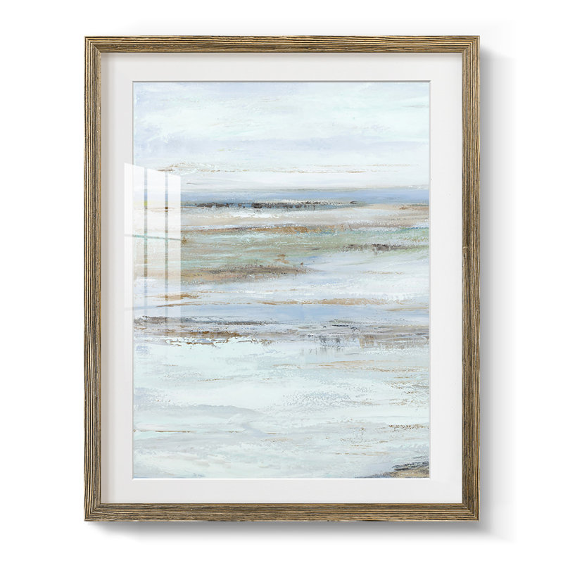 «Soft Abstraction I», reproduction encadrée, Papier avec cadre noyer, Oui