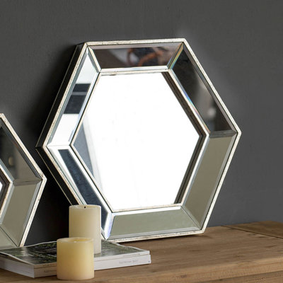 Miroir mural Hexagon