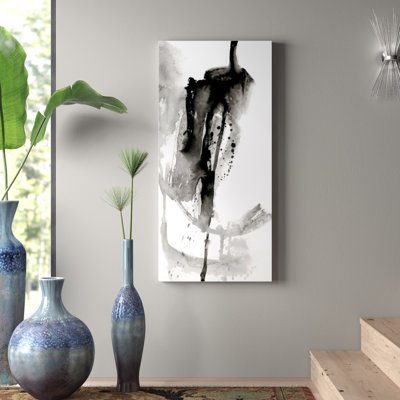 «Black Infinity I» par Sara Brown - peinture sur toile tendue