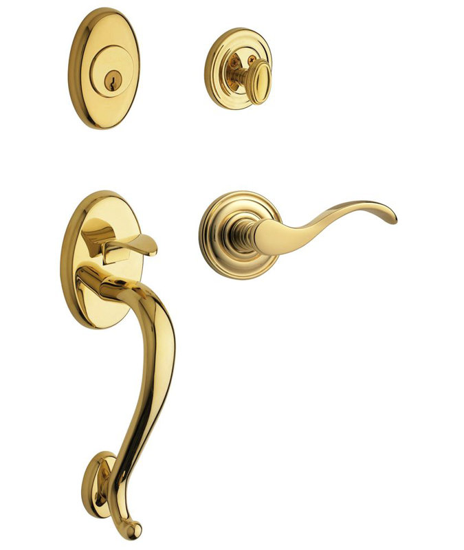 Logan Dummy Handleset, Lifetime (PVD) Polished Brass