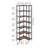 78.7" H x 23.6" W 7 Tier Corner Bookcase L-Shaped Organizer
